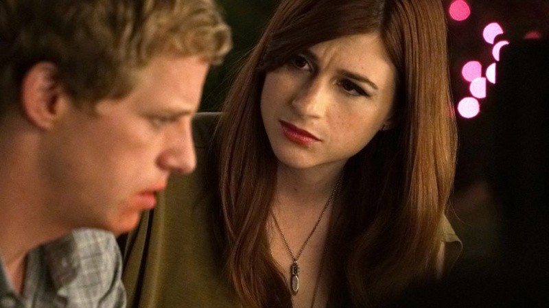 Jimmy (Chris Geere) and Gretchen (Aya Cash) uttered the dreaded